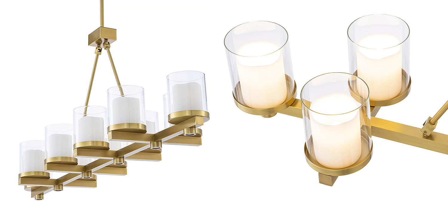 Люстра Eichholtz Chandelier Donovan Brass Люстра Eichholtz Chandelier Donovan Brass - Loft-Concept в Саратове