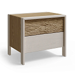 Тумба 2 ящика с подсветкой на рельефном фасаде Warm Industrial варинант исполнения - 7 | Loft Concept в Саратове