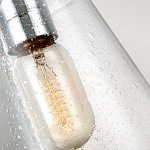 Бра с плафоном в форме колокола из прозрачного стекла с пузырьками Feiss варинант исполнения - 5 | Loft Concept в Саратове