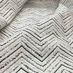 Мебельная ткань Шенилл черно-белый принт 145 см T3-38 варинант исполнения - 1 | Loft Concept в Саратове