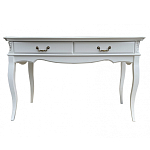 Консоль белого цвета из массива бука в стиле прованс White Provence варинант исполнения - 2 | Loft Concept в Саратове