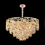 Люстра каскадная с подвесками в форме колец Galaxy of Light варинант исполнения - 6 | Loft Concept в Саратове