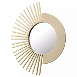 Зеркало-солнце круглое с золотистыми лучами SunMoon  варинант исполнения - 1 | Loft Concept в Саратове
