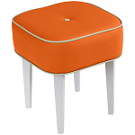 Квадратный мягкий пуф на белых ножках Winton Pouf Square варинант исполнения - 7 | Loft Concept в Саратове