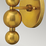 Бра с белым матовым стеклянным плафоном и тремя декоративными шарами Hinkley варинант исполнения - 8 | Loft Concept в Саратове