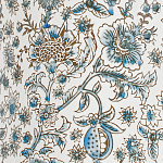 Настольная лампа цилиндрическая с цветочной росписью Lamp Flower Painting варинант исполнения - 1 | Loft Concept в Саратове