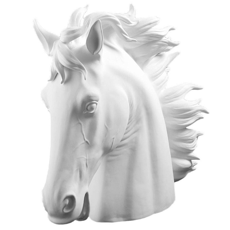 Статуэтка Horse Head Bisc. White Белый Статуэтка Horse Head Bisc. White Белый в Саратове | Loft Concept