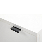 Тумба прикроватная белая с ящиками Strict Lines варинант исполнения - 4 | Loft Concept в Саратове