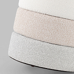 Пуф Three Colors в ткани букле из трех цветов  варинант исполнения - 5 | Loft Concept в Саратове