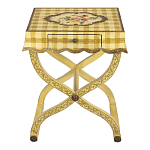 Приставной столик с ящиком в стиле ретро Vintage Rustic Tablecloth варинант исполнения - 1 | Loft Concept в Саратове