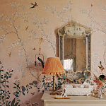 Обои ручная роспись Cecily pink варинант исполнения - 4 | Loft Concept в Саратове