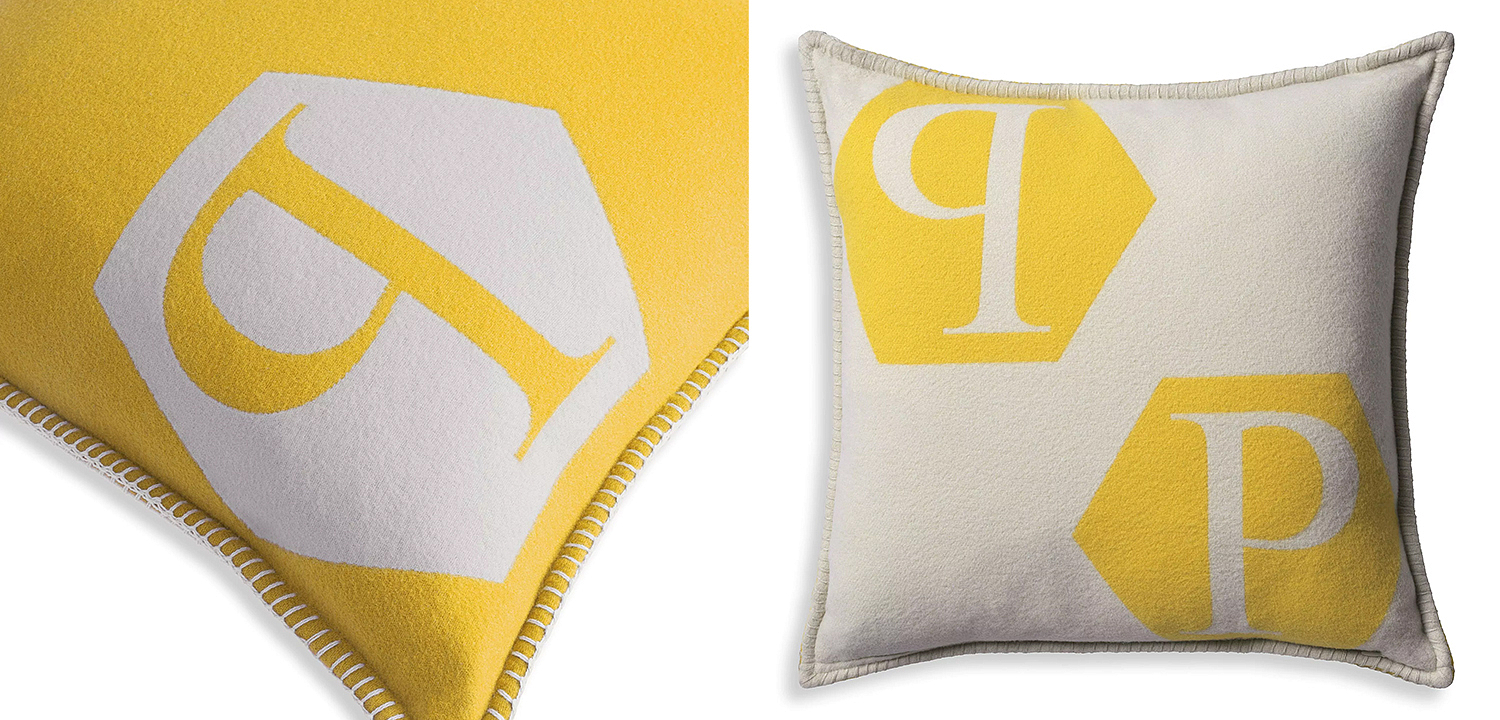 Подушка Philipp Plein Cushion Cashmere PP Logo 65 x 65 Yellow Подушка Philipp Plein Cushion Cashmere PP Logo 65 x 65 Yellow - Loft-Concept в Саратове