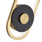 Бра с овальной рамой цвета латунь Midnight Orbit варинант исполнения - 2 | Loft Concept в Саратове