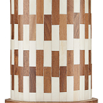 Настольная лампа с узором вдоль колоннообразного основания Brick Surface варинант исполнения - 1 | Loft Concept в Саратове