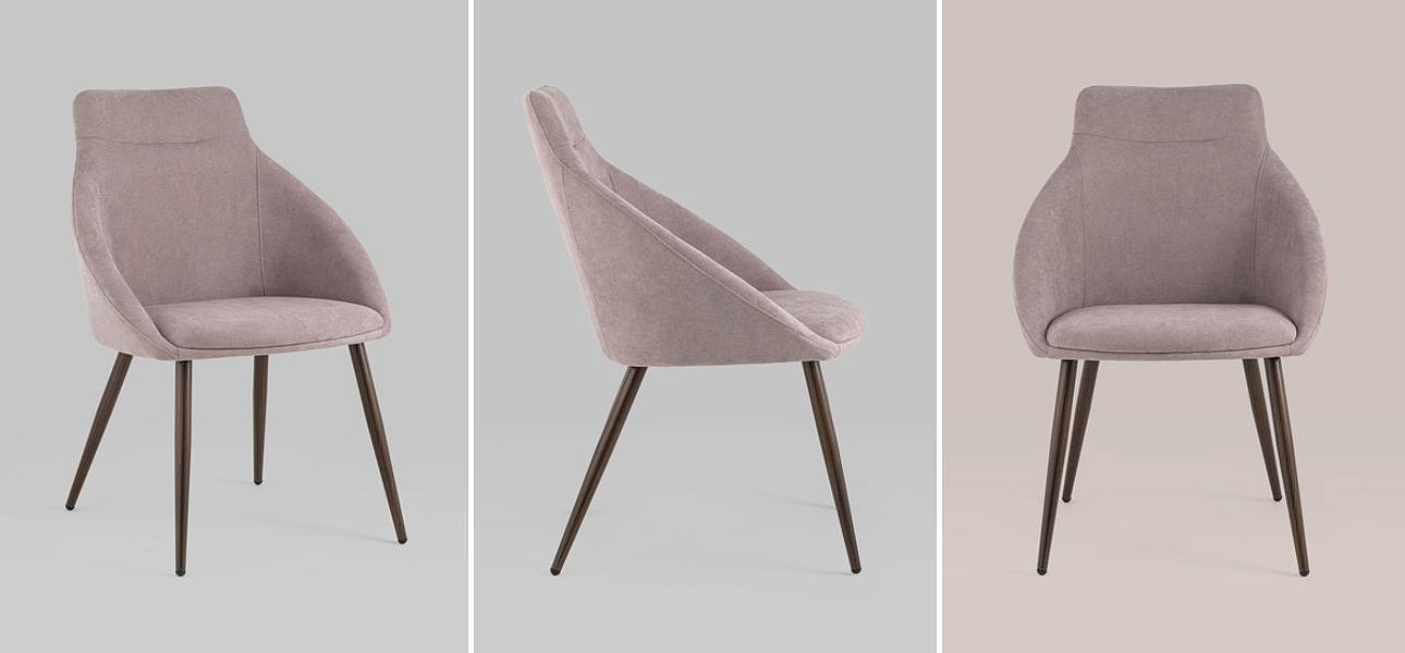 Стул Queenie Chair Пыльно-Розовый Цвет Стул Queenie Chair Пыльно-Розовый Цвет - Loft-Concept в Саратове