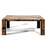Кофейный Стол River in Autumn Elm Resin Coffee Table варинант исполнения - 3 | Loft Concept в Саратове