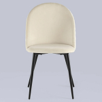 Мягкий стул в бежевом велюре Miruna Chair варинант исполнения - 3 | Loft Concept в Саратове