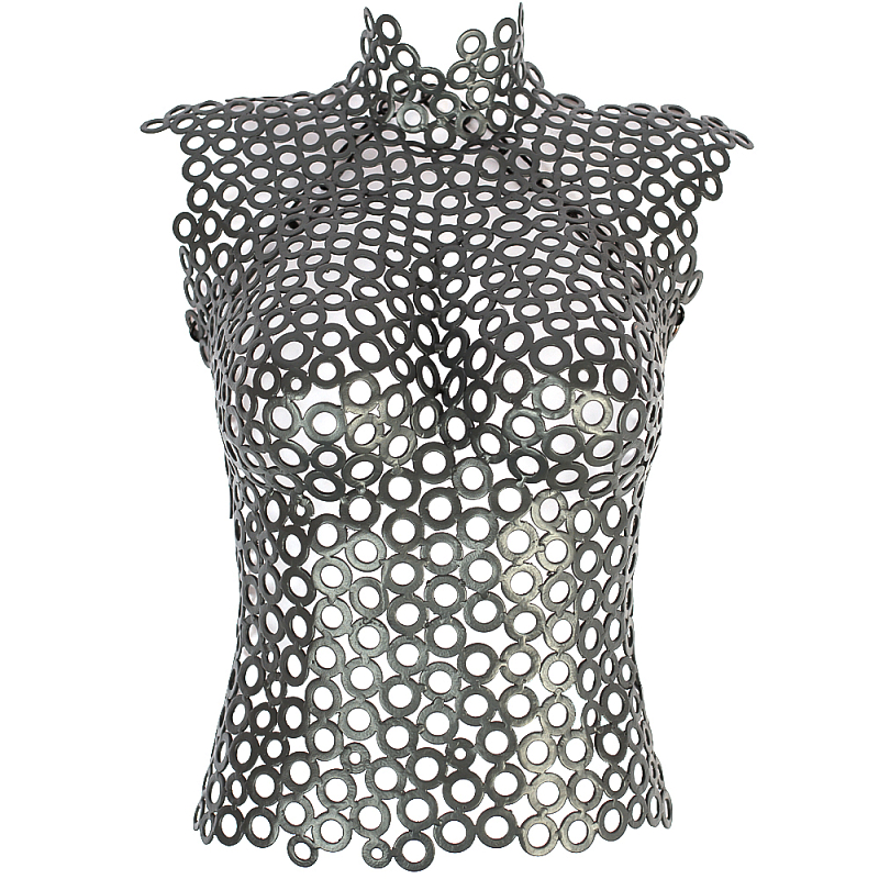 Аксессуар на стену из металла Female Torso Metal Wall Accessory Металлик винтаж Аксессуар на стену из металла Female Torso Metal Wall Accessory Металлик винтаж в Саратове | Loft Concept