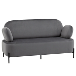 Диван в велюровой обивке серого цвета COLOR BLOCK варинант исполнения - 1 | Loft Concept в Саратове