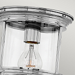 Потолочный светильник для ванных комнат с цилиндрическим стеклянным плафоном и одной лампой Hinkley варинант исполнения - 15 | Loft Concept в Саратове