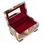 Шкатулка из натурального камня змеевик Stone Casket варинант исполнения - 3 | Loft Concept в Саратове