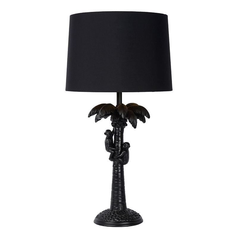 Настольная лампа Черная Пальма Monkeys on a palm table lamp black Черный Настольная лампа Черная Пальма Monkeys on a palm table lamp black Черный в Саратове | Loft Concept