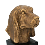 Держатель для книг с бронзовыми фигурками головы собаки Dog Elegance  варинант исполнения - 4 | Loft Concept в Саратове