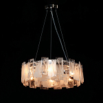 Люстра круглая с подвесными прямоугольными пластинами из стекла Glacier Panels варинант исполнения - 3 | Loft Concept в Саратове