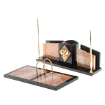 Настольный письменный набор из розового мрамора Marble Accessory варинант исполнения - 2 | Loft Concept в Саратове