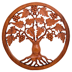 Панно из дерева Osier Panel With Trees варинант исполнения - 1 | Loft Concept в Саратове