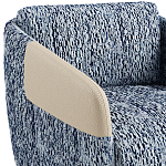 Дизайнерское Кресло William с кожаными подлокотниками  варинант исполнения - 3 | Loft Concept в Саратове