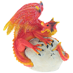 Декоративная статуэтка Дракон Red Yellow Dragon Statuette варинант исполнения - 1 | Loft Concept в Саратове