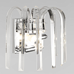 Бра цвета никель с изогнутыми хрустальными элементами Radiant Ribbons варинант исполнения - 4 | Loft Concept в Саратове