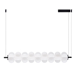 Светодиодный подвесной светильник линейный с белым воздушным плафоном Glowing Cloud варинант исполнения - 2 | Loft Concept в Саратове