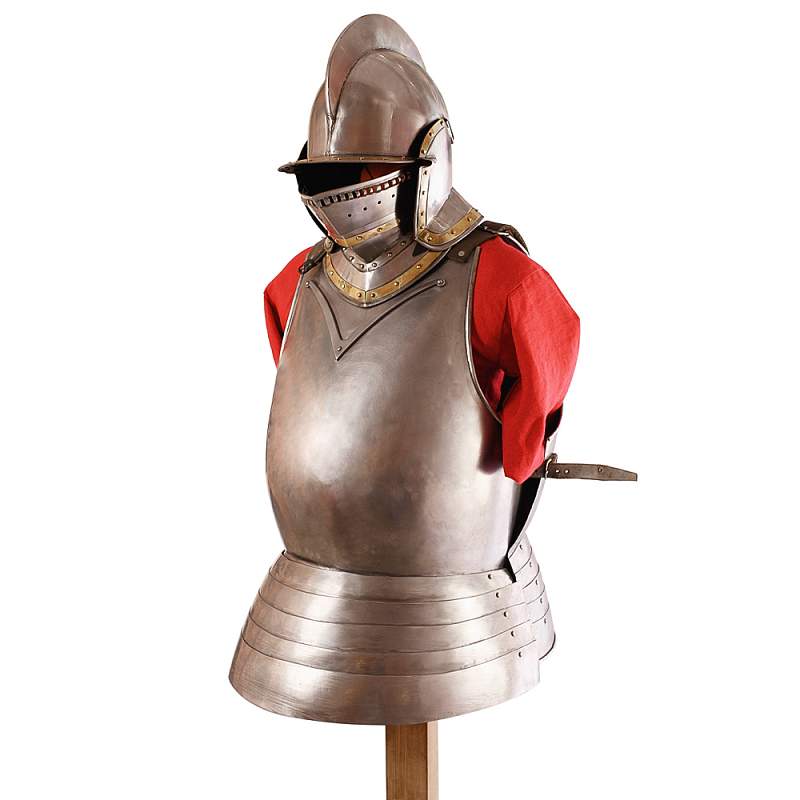 Декоративные доспехи Armor Cabinet de Curiosites Серебряный Латунь Красный Древесина Декоративные доспехи Armor Cabinet de Curiosites Серебряный Латунь Красный Древесина в Саратове | Loft Concept