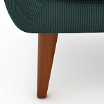 Двухместный диван с обивкой из велюра Belanger Sofa варинант исполнения - 5 | Loft Concept в Саратове