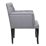 Кресло Addison Chic Armchair grey flax варинант исполнения - 2 | Loft Concept в Саратове