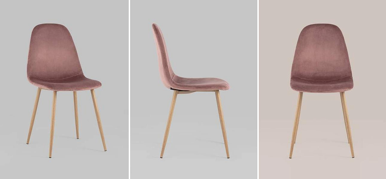 Стул Archie Chair Пыльно-Розовый Цвет Стул Archie Chair Пыльно-Розовый Цвет - Loft-Concept в Саратове