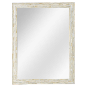 Зеркало Bone Inlay white