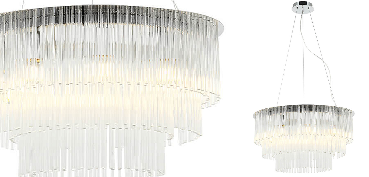 Люстра Harrison Chandelier chrome 9 lamp Люстра Harrison Chandelier chrome 9 lamp - Loft-Concept в Саратове