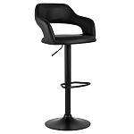 Барный стул черного цвета Strohach варинант исполнения - 1 | Loft Concept в Саратове