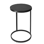 Кофейный столик круглый чёрный Compact Loft варинант исполнения - 2 | Loft Concept в Саратове