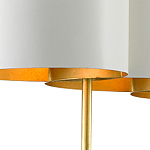 Люстра прямоугольная с белыми цилиндрическими абажурами White Ribbon варинант исполнения - 4 | Loft Concept в Саратове