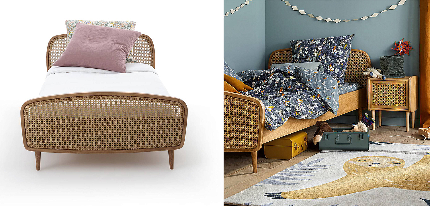 Кровать Morten Wicker Bed Кровать Morten Wicker Bed - Loft-Concept в Саратове