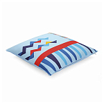 Подушка декоративная из хлопка по мотивам нанайских орнаментов Ural and Siberian Patterns варинант исполнения - 1 | Loft Concept в Саратове