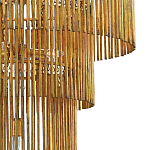 Люстра трёхъярусная золотого цвета Metal Tentacles варинант исполнения - 2 | Loft Concept в Саратове