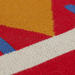 Плед хлопковый по мотивам чувашских орнаментов Ural and Siberian Patterns варинант исполнения - 4 | Loft Concept в Саратове