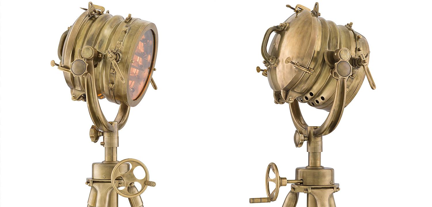 Торшер Eichholtz Floor Lamp Royal Master Sealight Brass Торшер Eichholtz Floor Lamp Royal Master Sealight Brass - Loft-Concept в Саратове