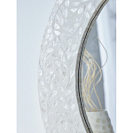 Зеркало круглое инкрустированное раковинами устриц Bone Inlay Dome Mirror White варинант исполнения - 4 | Loft Concept в Саратове