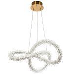 Фигурная люстра с хрустальным декором Gilbertine Crystal Curly Ring Chandelier варинант исполнения - 2 | Loft Concept в Саратове